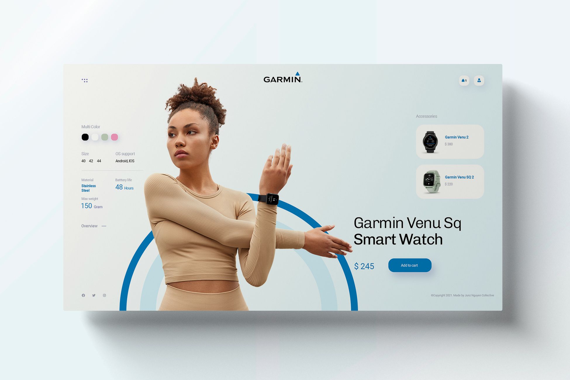 Garmin Smart Watch Hero Banner