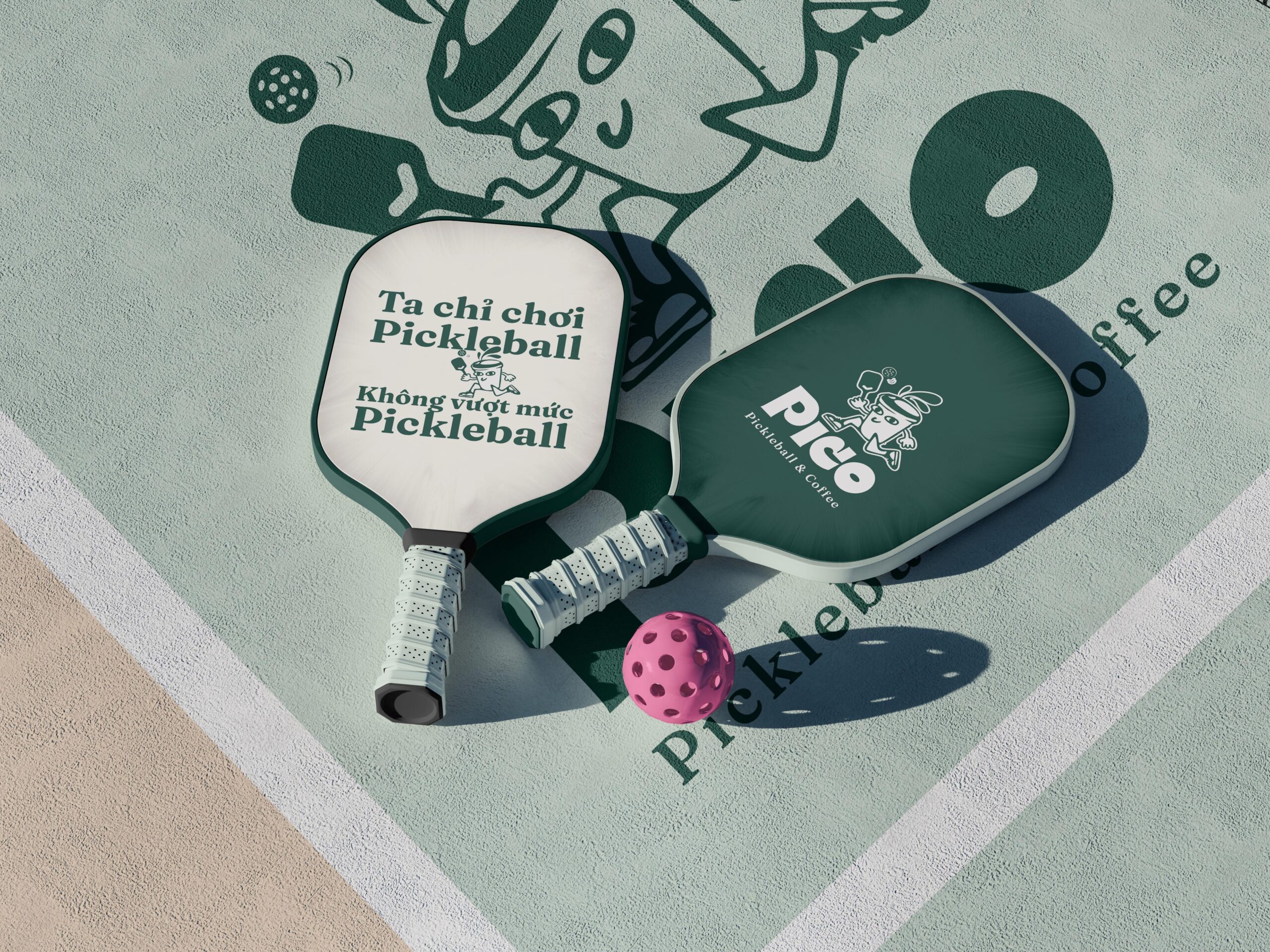 Pico Pickleball – Logo Showcase 01 (Unused Version)