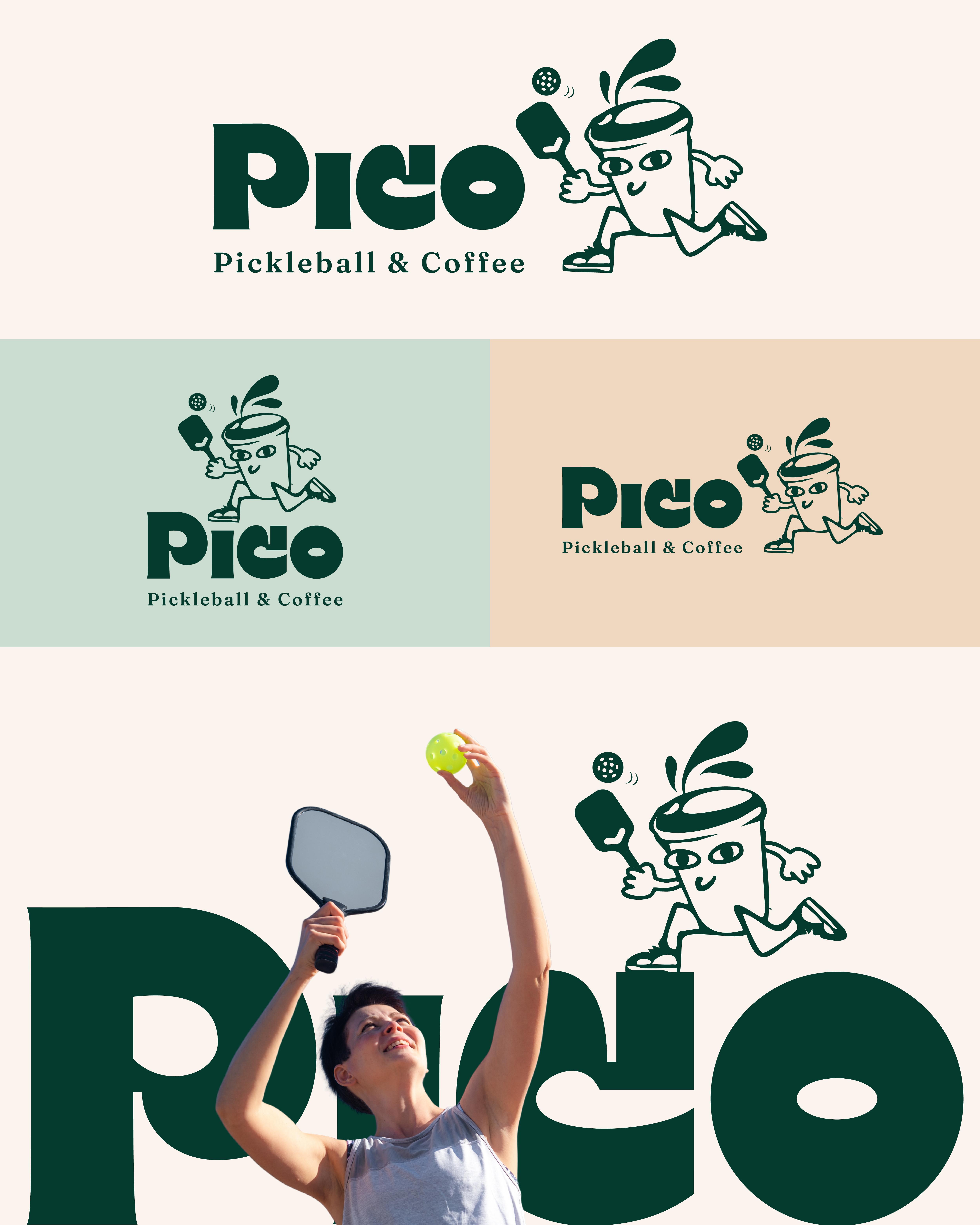 Pico Pickleball – Logo Showcase 13 (Unused Version)
